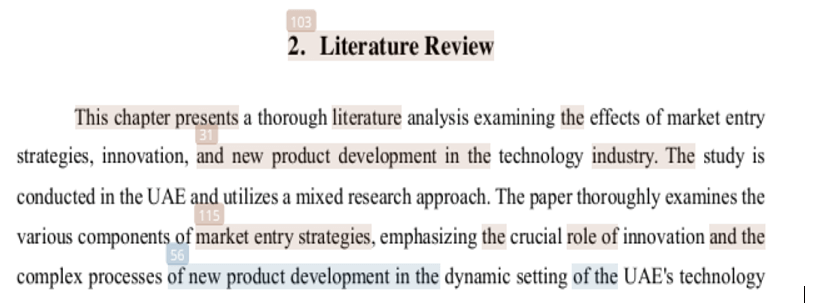 literature review plagiarism check