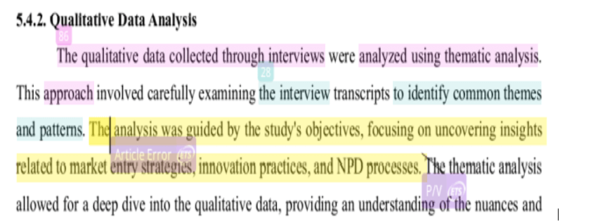 qualitative match turnitin